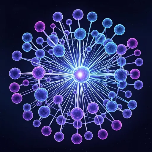 Developers and AI avatars connected in a collaborative community network