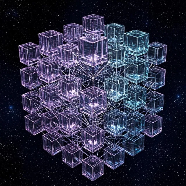 Isometric grid of AI tool cards representing the MCP server registry