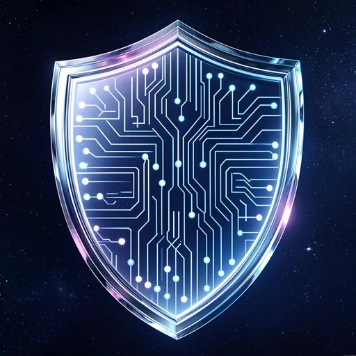 EU security shield with 12 stars symbolizing GDPR compliance and data protection